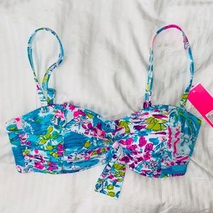 Lilly Pulitzer swim top bikini Josette NWT 6